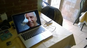 La foto in lavorazione