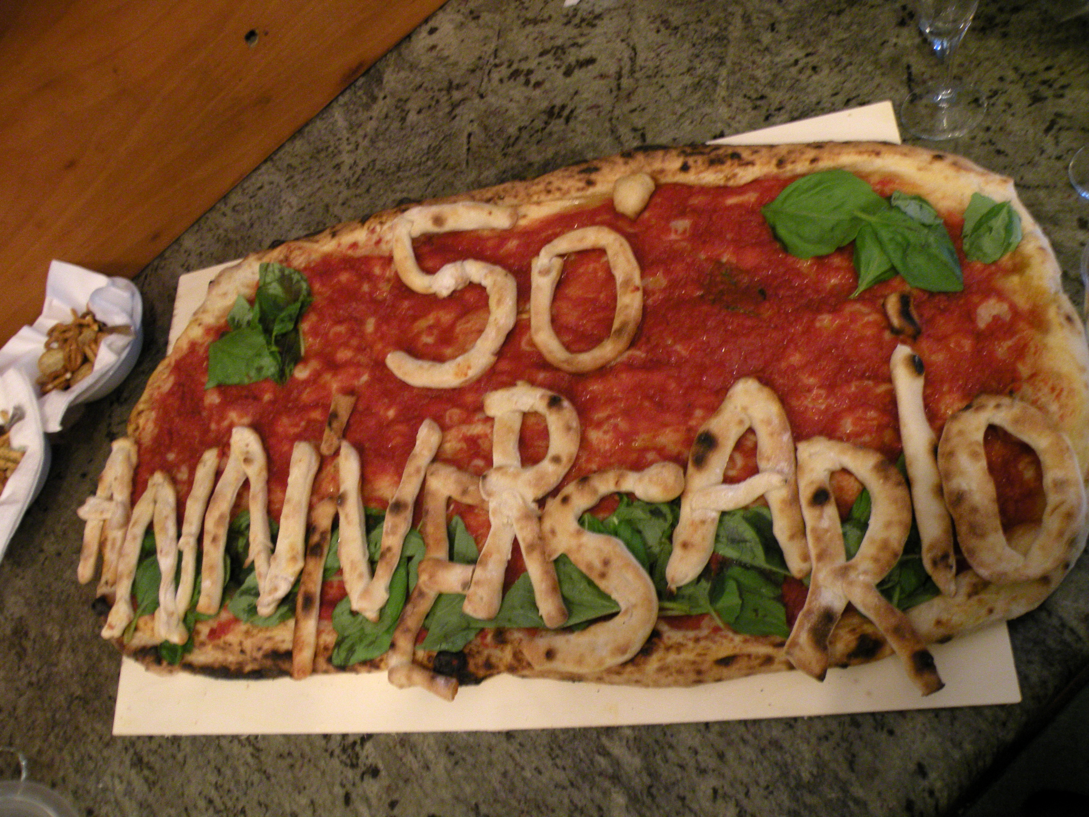 pizza 50 anni